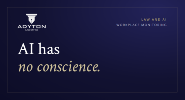 AI has no conscience — ADYTON Law Office